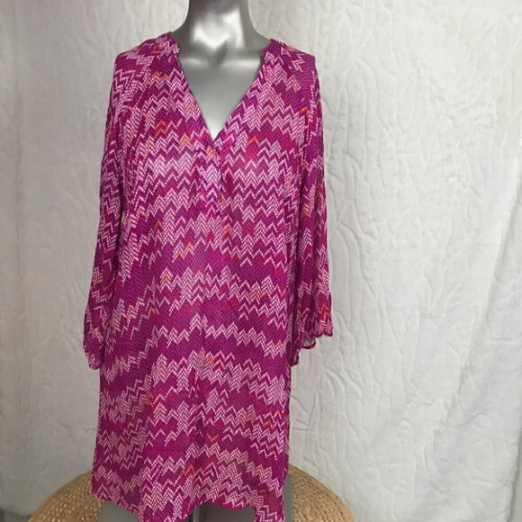 Ella Moss Pink Blouse Size  S - Picture 1 of 7